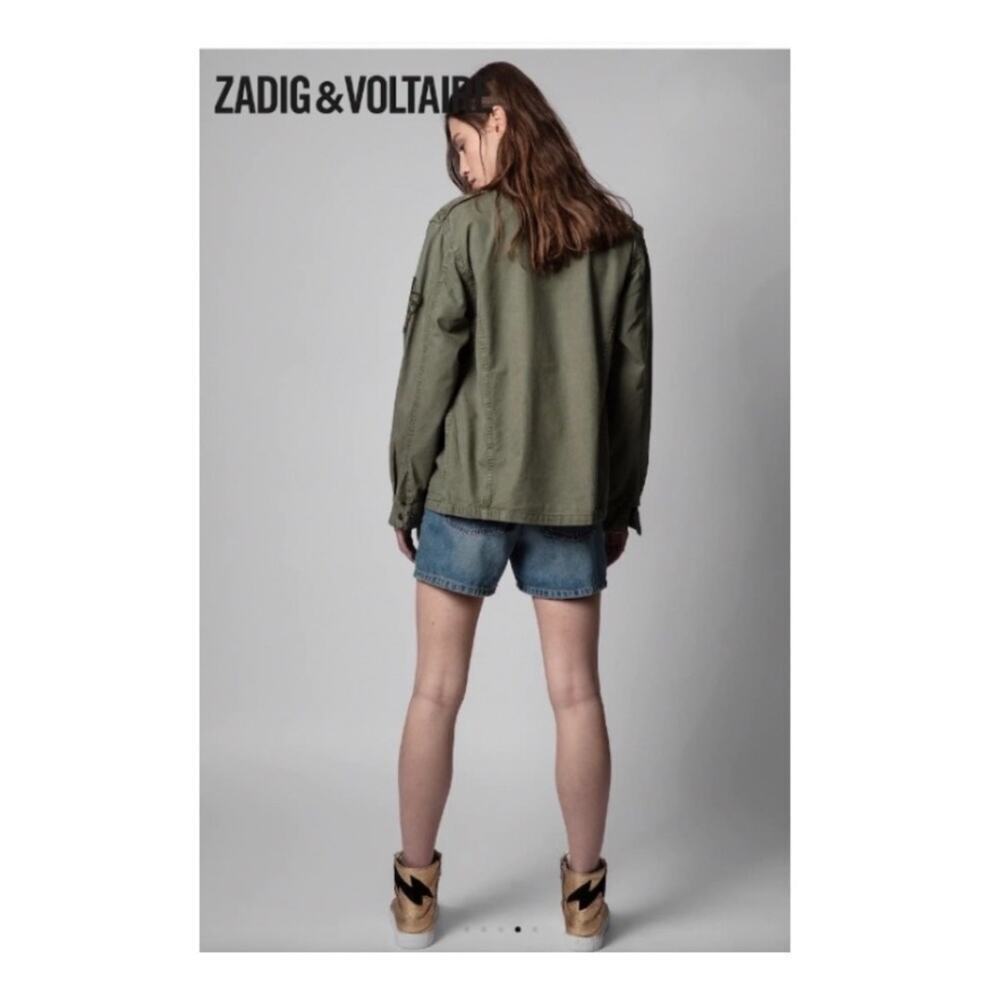 Zadig & Voltaire Lave Military Jacket- Small. - Picture 4 of 10